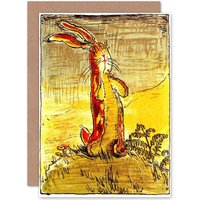 Williams Velveteen Rabbit Nicholson Book Illustration Card
