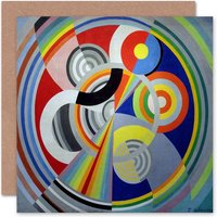 Delaunay Salon De Tuileries Mural Present Art Card