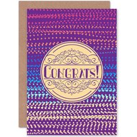 Congrats Spotty Dots Exams Test Congratulations Card