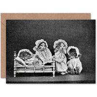 Artery8 Little Folk Animal Land Cats Dogs Art Card