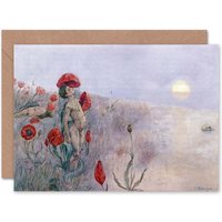 Flowers Hans Baluschek Der Tod Birthday Card