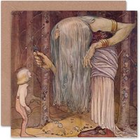 Trolls John Bauer 1915 Blank Card
