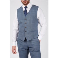 Sharkskin Overcheck Waistcoat 44R