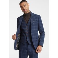 Tweed Overcheck Suit Jacket 38R