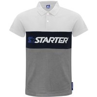 Impulse White Grey Polo Shirt