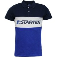 Impulse Logo Navy White Polo Shirt