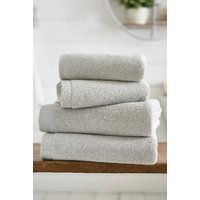 The Lyndon Company Luxury Premium Heavy Quality Egyptian Spa Super Soft Bathroom Towels in Silver