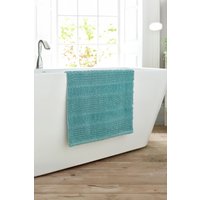 Romeo Textured 100% Cotton Bath Mat 1500gsm Absorbent Bathroom Rug