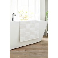 The Lyndon Company Egyptian Spa 1600gsm Cotton Bath Mat - Ultra Plush, Absorbent, Luxury Spa Feel - 55x85cm in White