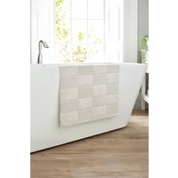 The Lyndon Company Egyptian Spa 1600gsm Cotton Bath Mat - Ultra Plush, Absorbent, Luxury Spa Feel - 55x85cm in Silver