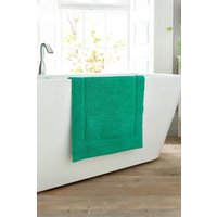 Deyongs Quik Dri Bath Mat 50x80cm - 100% Cotton, 1500gsm Quick Drying & Absorbent Bathroom Mat | 1846 in Bottle Green