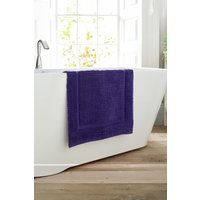 Deyongs Quik Dri Bath Mat 50x80cm - 100% Cotton, 1500gsm Quick Drying & Absorbent Bathroom Mat | 1846 in Violet