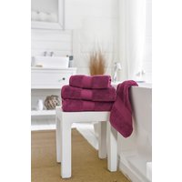 Deyongs Bliss Pima Supersoft Fluffy Cotton 650gsm Towels in Raspberry