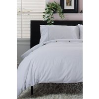 The Lyndon Company Gingham Duvet Cover Set - Soft & Breathable Cotton with Double Piped Edges in Grey | Size: King