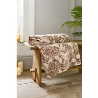 Winter Forest 140x180cm Throw Soft Printed Fleece Blanket Woodland Animal Design cm x 180 cm
