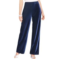 Velour Trousers Elegance & Comfort Straight Leg Styling 14XS