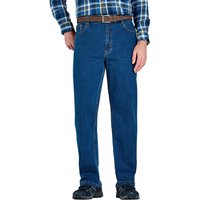 Stretch Fabric Side Elasticated Waistband Stonewash Finish Denim
