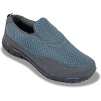 Chums Men's Mesh Wide Fit Trainer in Grey | Size: 9