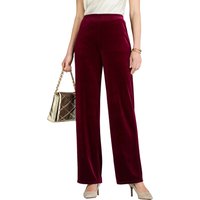 Velour Trousers Elegance & Comfort Straight Leg Styling Dark 20XS