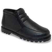 Leather Twin Zip Wide Fit Boot