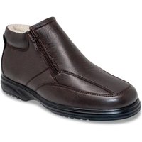 Chums Men's Thermal Fur Lined Twin Zip Boot in Brown | Size: 10