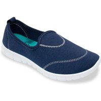 Chums Women's Slip On Shoe With Contrast Insole in Navy | Size: 7