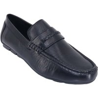 Wide Fit Breathable Smart Leather Slip On Driving Loafers