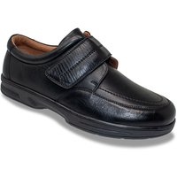 Dr Keller Touch Fasten Wide Fit Leather Shoe
