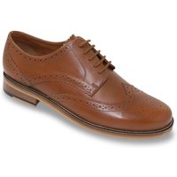Wide Fit Leather Brogue Shoe