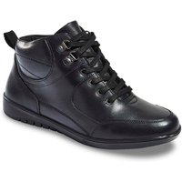 Chums Women's Wide Fit Waterproof Leather Boot in Black | Size: 6