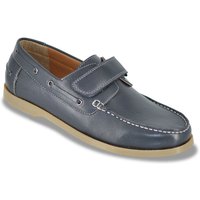 Wide Fit Leather Touch Fasten Boat Shoe