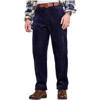 Pegasus Men's Sherpa Lined Corduroy Trousers in Navy | Size: 40S