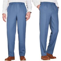 Pack 2 Elasticated Waist Pull On Trousers Mid