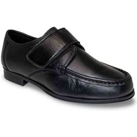 Leather Touch Fasten Wide Fit Moccasin Shoe