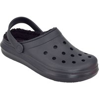 Wide Fit Fleece Lined Clog Lightweight Waterproof Thermal Clogs