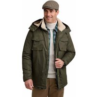 Waterproof Jacket Sherpa Lining & Detachable Hood Insulated