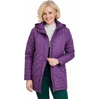 Quilted Water Resistant Jacket Detachable Hood Adjustable Cuffs