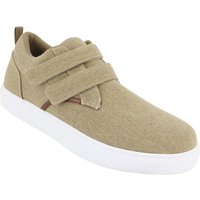 Wide Fit Touch Fasten Canvas Shoes Adjustable & Comfortable
