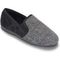 Extra Wide Fit Elastic Gusset Slippers Non Slip Comfortable House