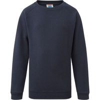 David Luke Unisex Crew Neck School Jumper in Navy | Size: 2-3 Years