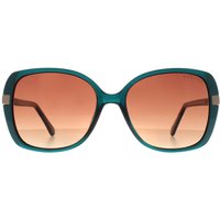 Butterfly Gloss Crystal & Teal Brown Gradient Morwenna Grey