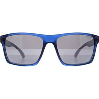 Square Navy & Silver Mirror Kobe Blue