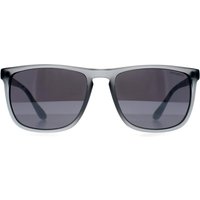 Rectangle Matte Crystal Dark Grey Fade Crystal Grey Shockwave Clear