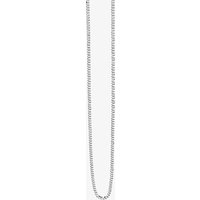 Stainless Steel Diamond Cut Curb Chain N3122 cm