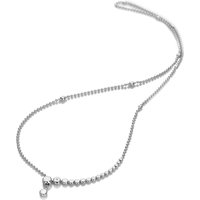Hot Diamonds Women's Graduated Necklace in Silver | Size: 45 cm