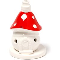 Fairy Toadstool House Ceramic Incense Cone Burner