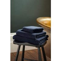 CHRISTY 'Brixton' Luxury Textured 100% Cotton Towels in Midnight