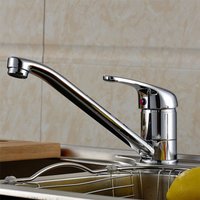 Chrome Single Lever Monobloc Kitchen Mixer Tap