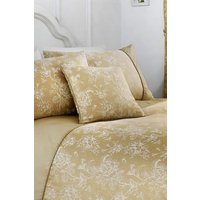 & Jasmine Floral Jacquard Filled Cushion cm x 43 cm