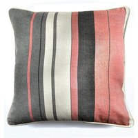 Whitworth Stripe Modern Striped Filled Cushion 100% Cotton cm x 43 cm